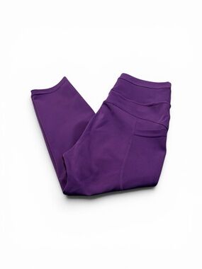 POP FIT cropped purple leggings